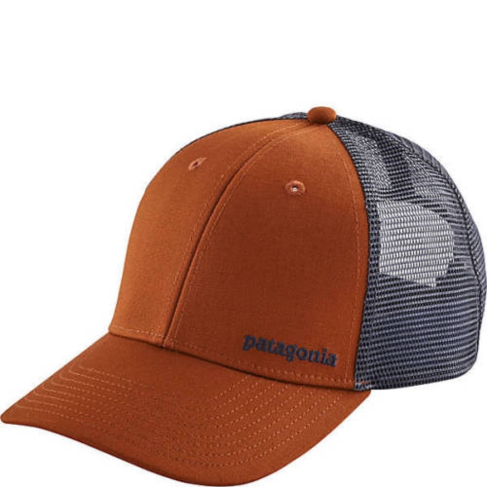 NWT Men's Patagonia Small Text Logo LoPro Trucker